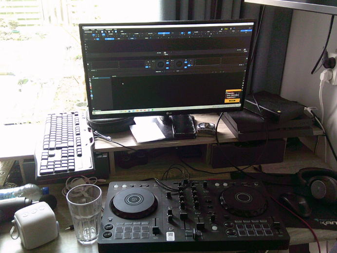 This is my DJ setup at home – my sacred life. If someone did something to that DJ set I’d die, and it’s a really crappy setup too. Especially the box is really bad.
- Participant, Rotterdam