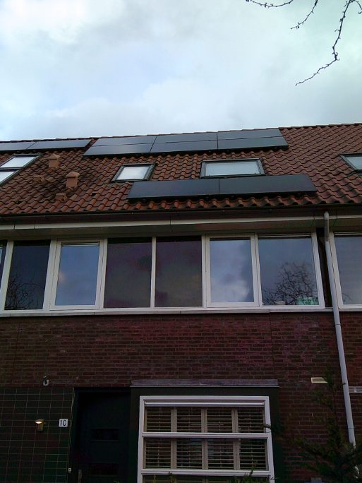 Our house from the front, solar panels on the roof. We’re moving, so we’re going to put it up for sale sometime this year. And where to? We are going to Gouda, a new housing estate, which is still being built, and we’ll move sometime next year. Our girls both still live here. The eldest who is 21 is moving with us to the new house. She wants to do a master’s degree, and after that work for a year or two, earn money and save up so she can leave the house one day... So, we think that will be around her 30s!
- Mother participant, Rotterdam